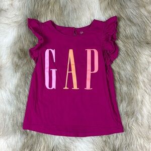 Size 5 Gap Ruffle Sleeveless Top
